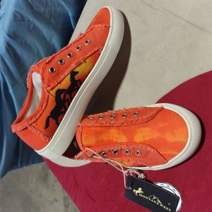 *Host Pick* NWT Montana West Horse Pattern Canvas Shoes